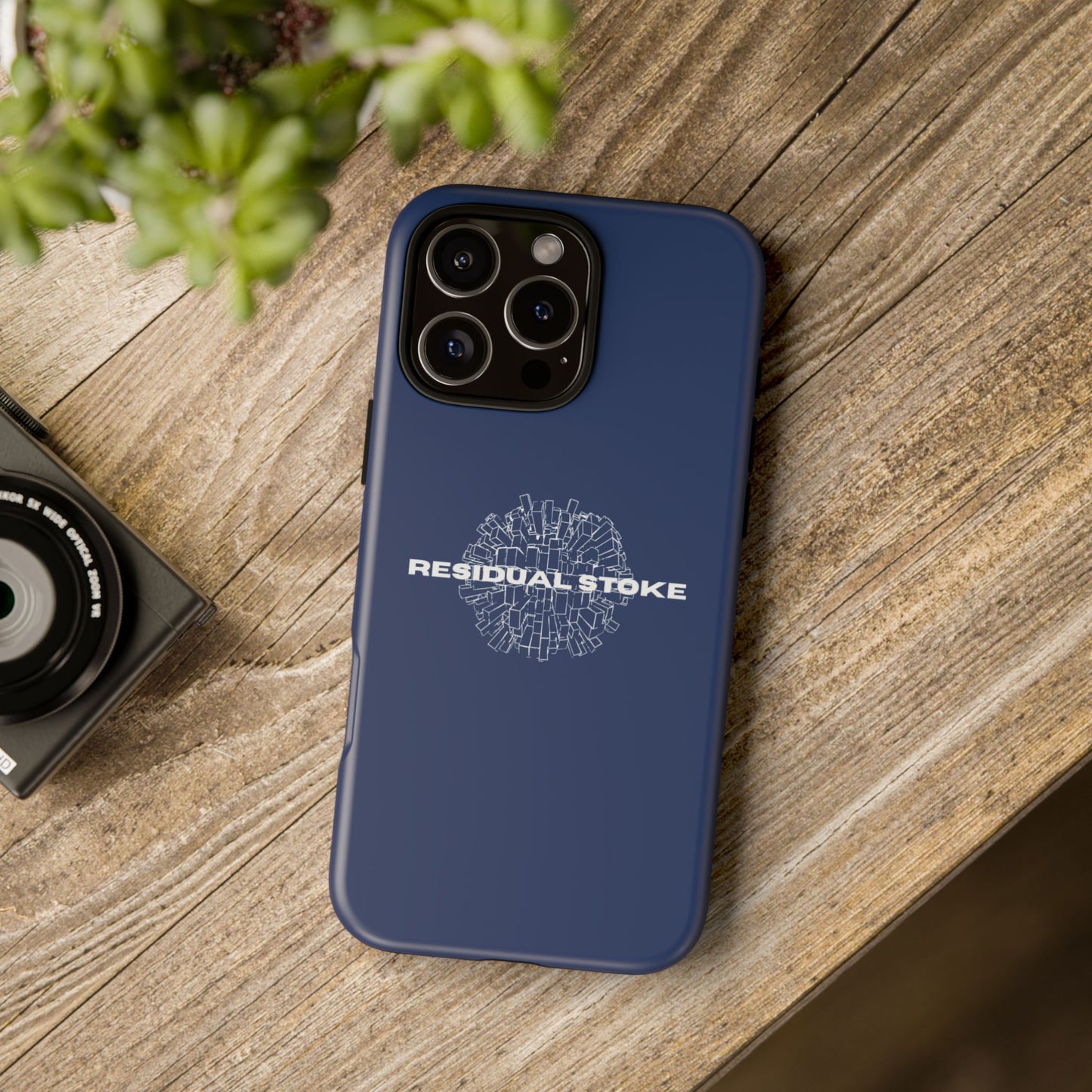 Residual Stoke Navy Tough Phone Case