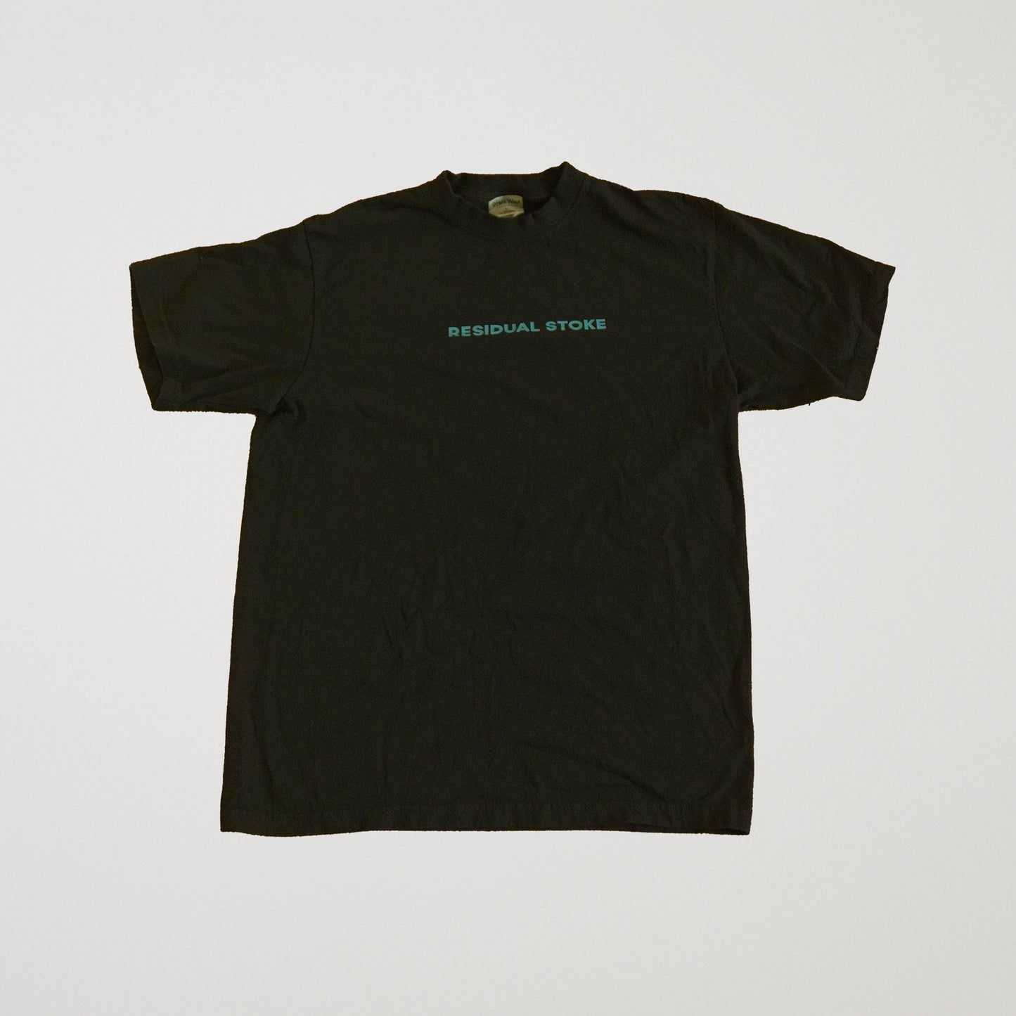 RESIDUAL STOKE Black Boxy Tee