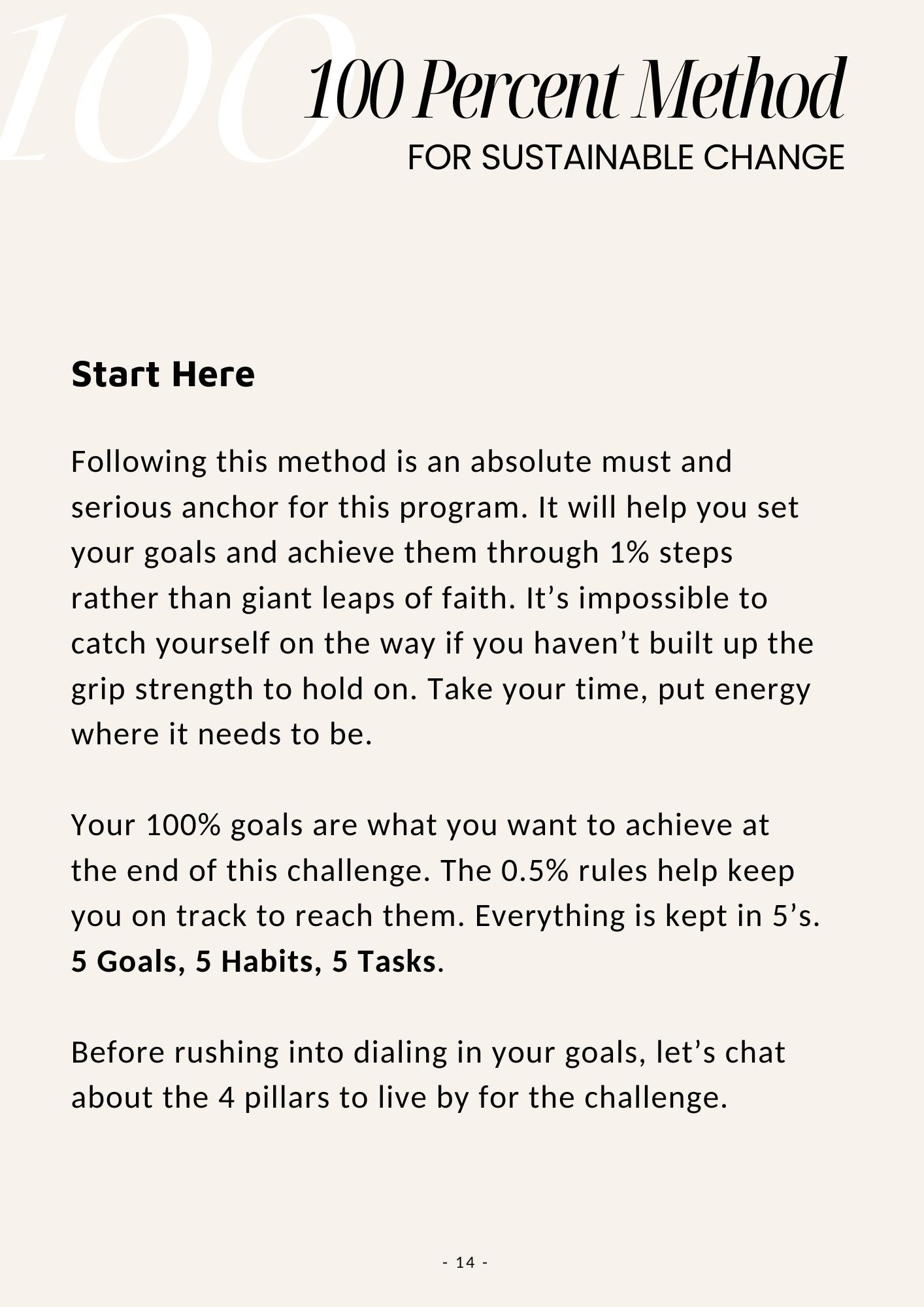 100 Day Challenge eBook