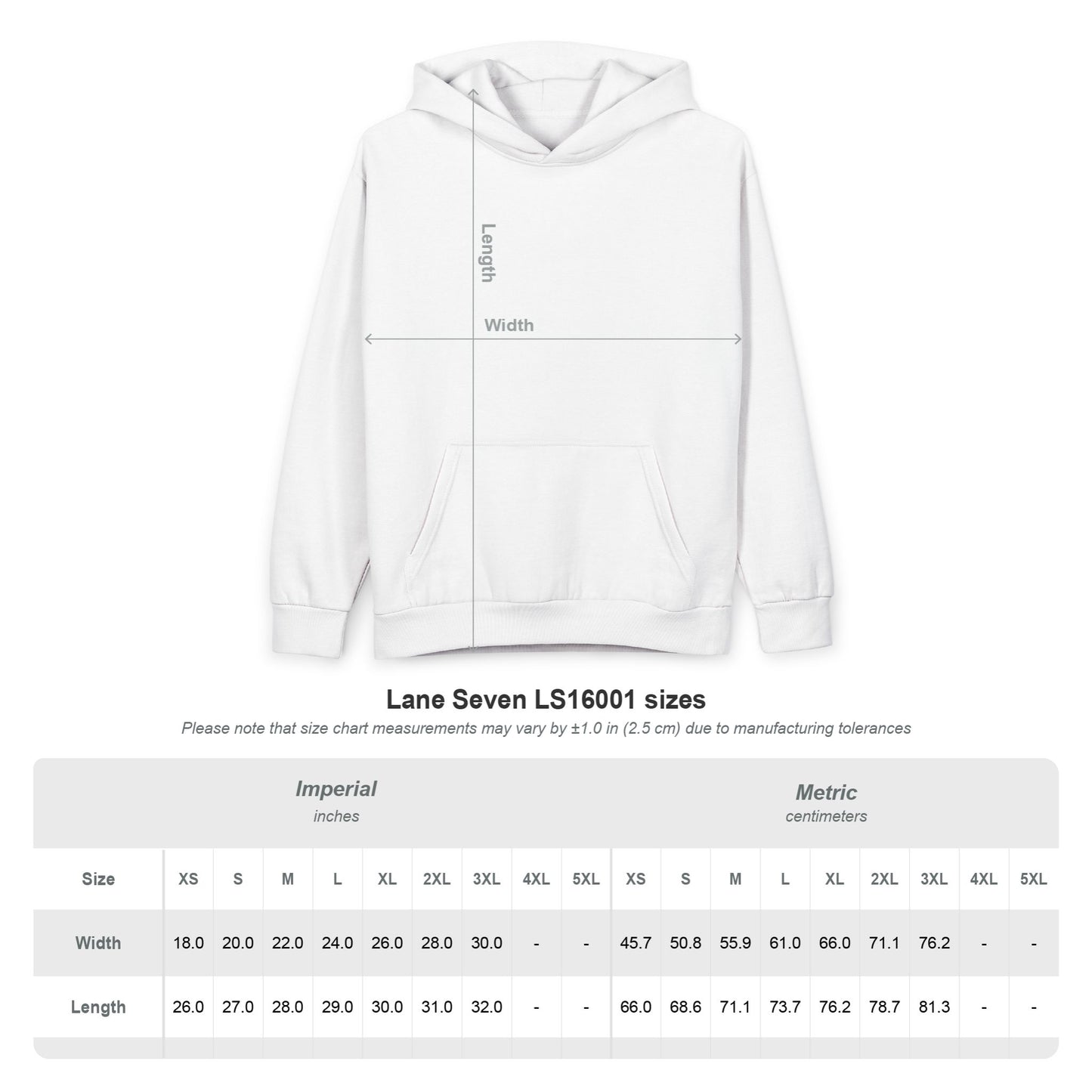 Minimalist White Hoodie — Subtle Repeated Text Back Print