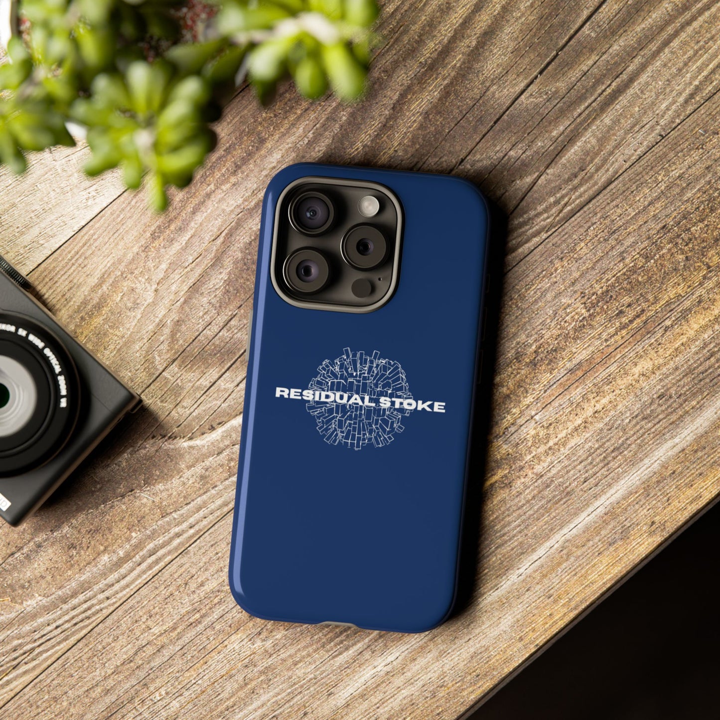 Residual Stoke Navy Tough Phone Case
