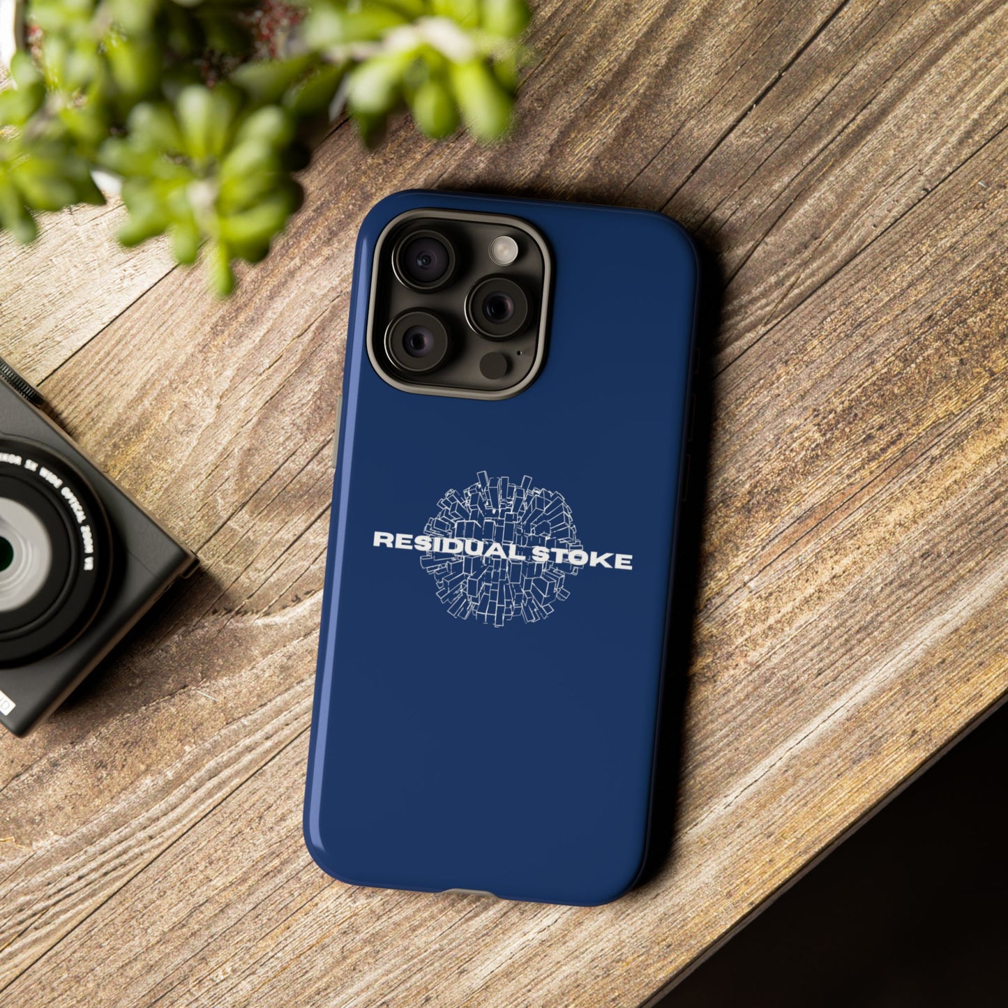 Residual Stoke Navy Tough Phone Case