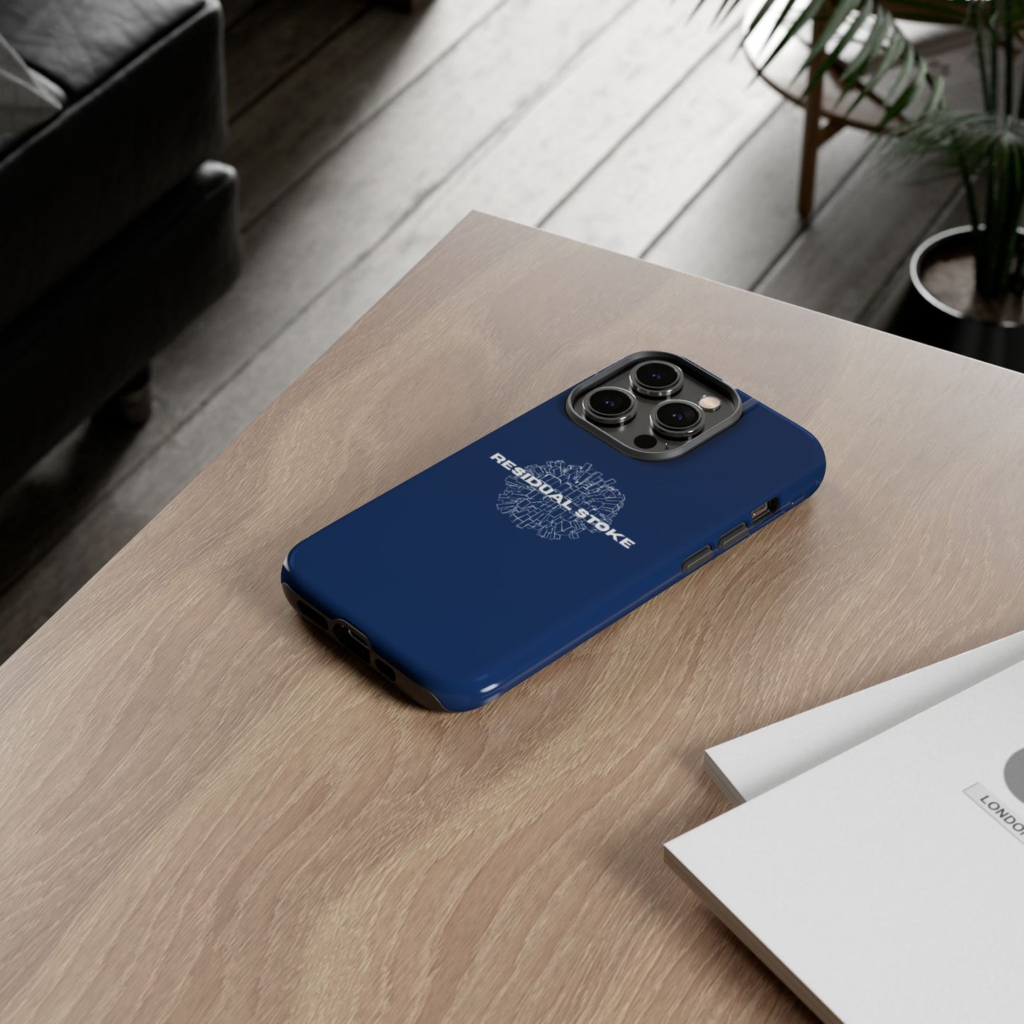 Residual Stoke Navy Tough Phone Case
