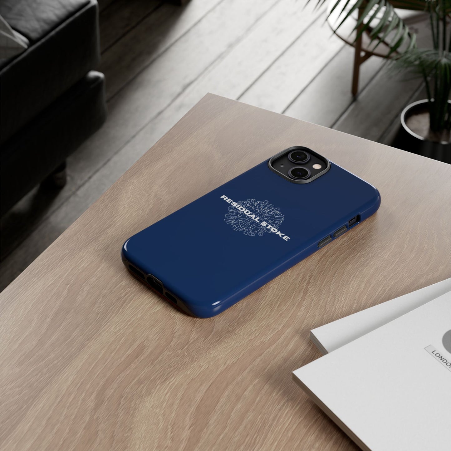 Residual Stoke Navy Tough Phone Case