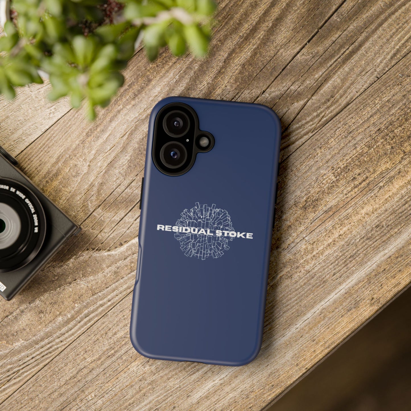 Residual Stoke Navy Tough Phone Case