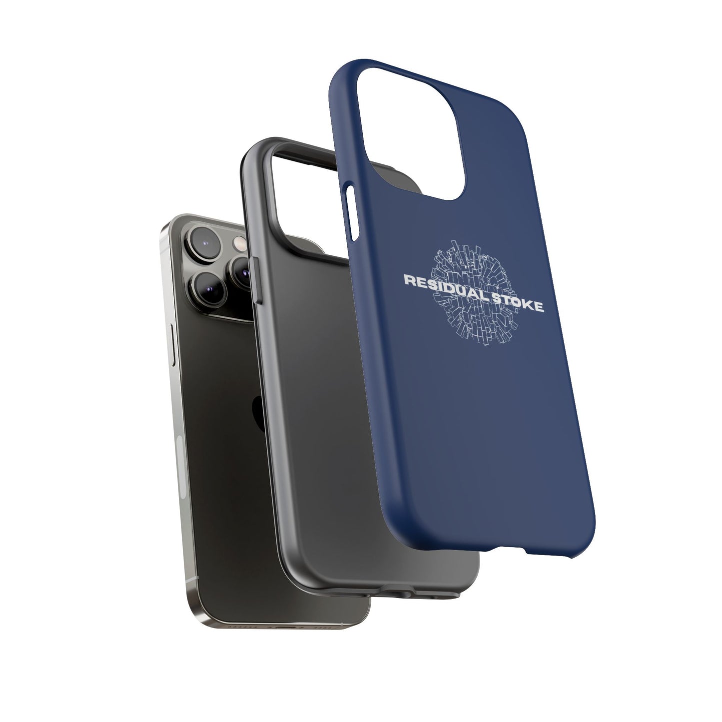 Residual Stoke Navy Tough Phone Case