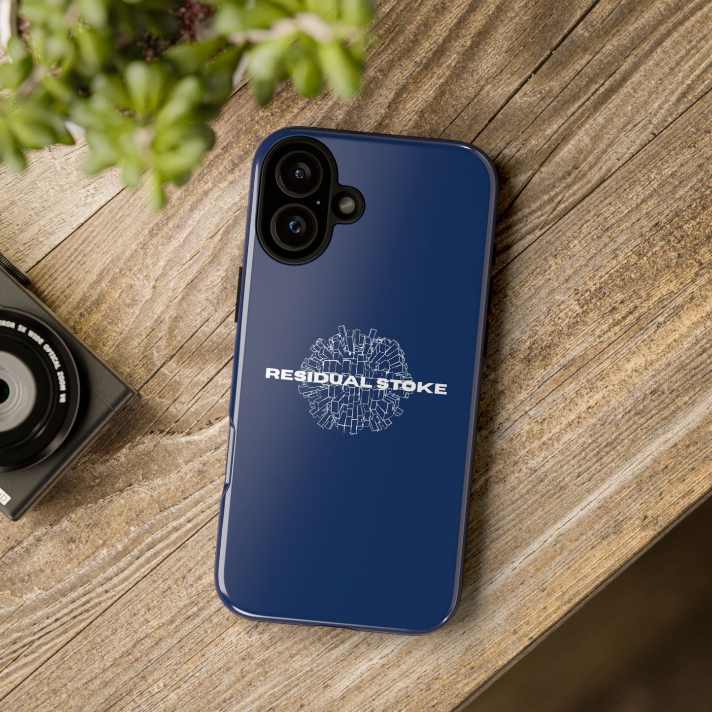 Residual Stoke Navy Tough Phone Case