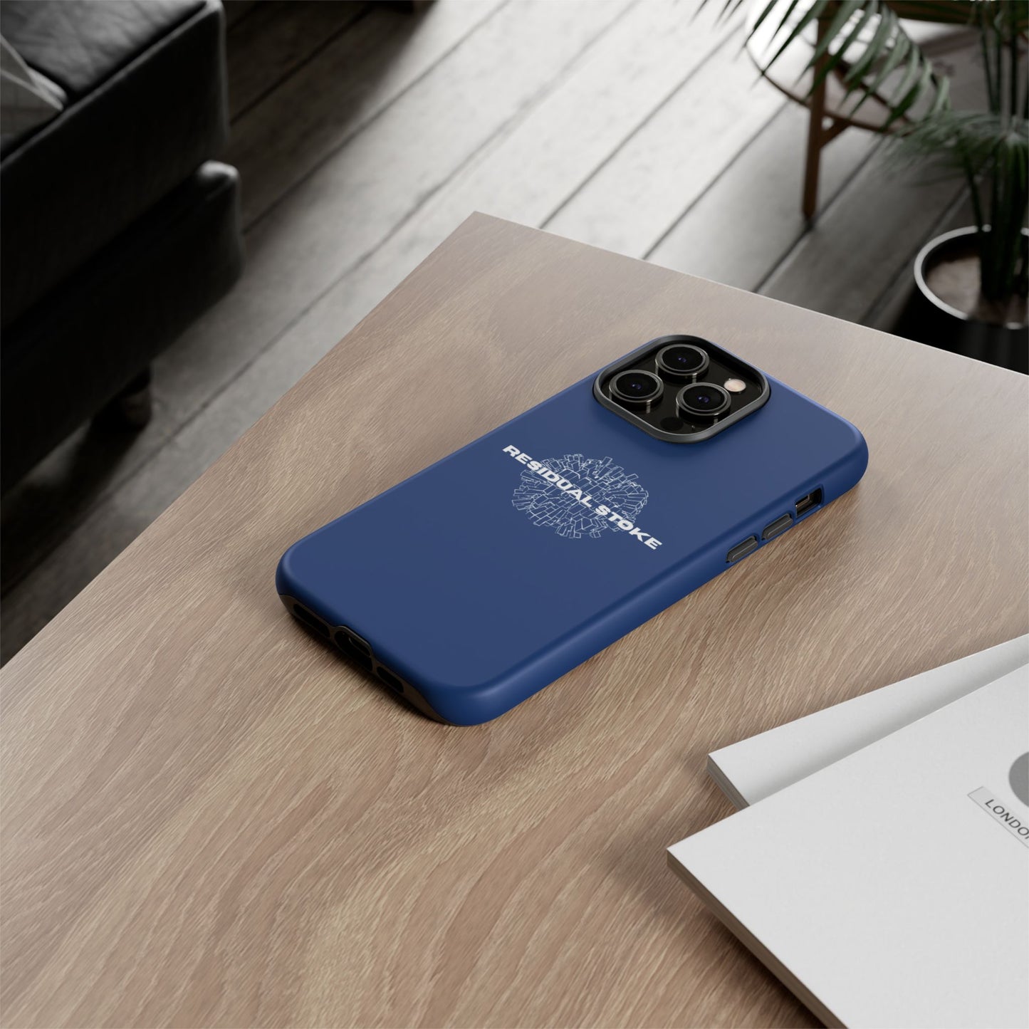 Residual Stoke Navy Tough Phone Case