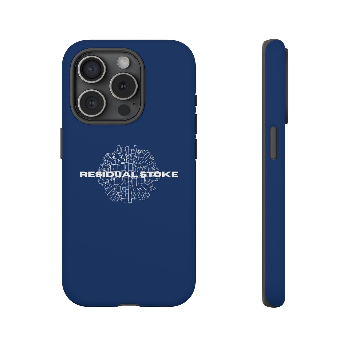 Residual Stoke Navy Tough Phone Case