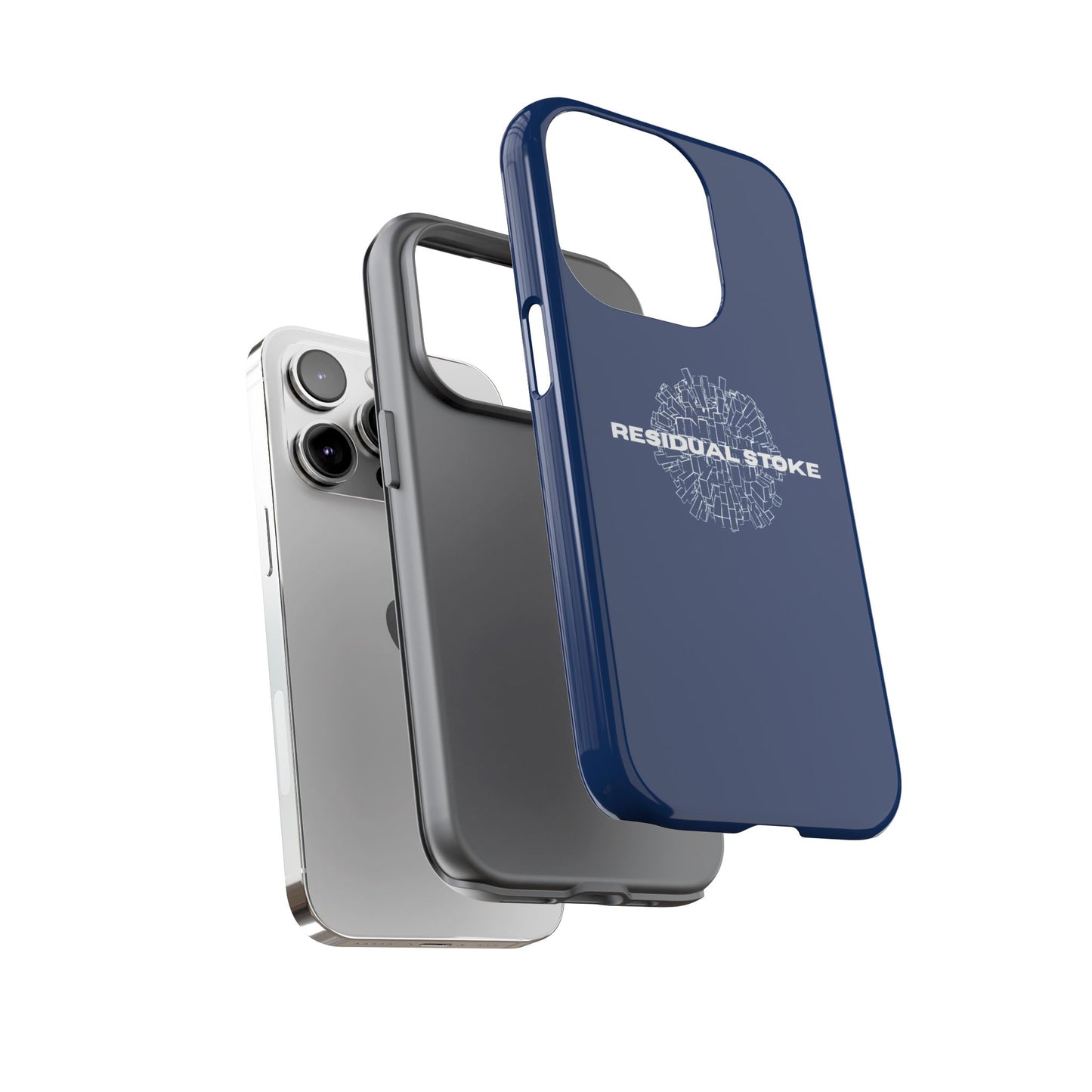 Residual Stoke Navy Tough Phone Case
