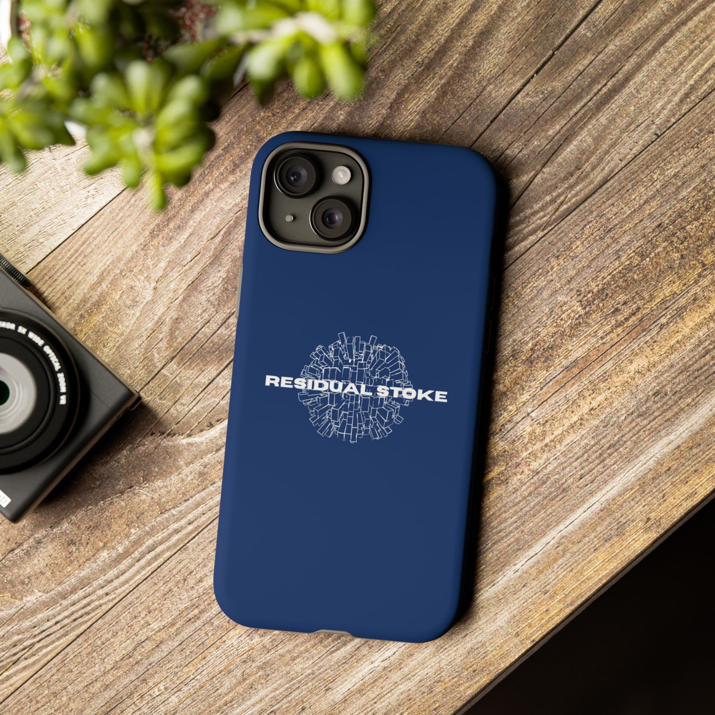 Residual Stoke Navy Tough Phone Case