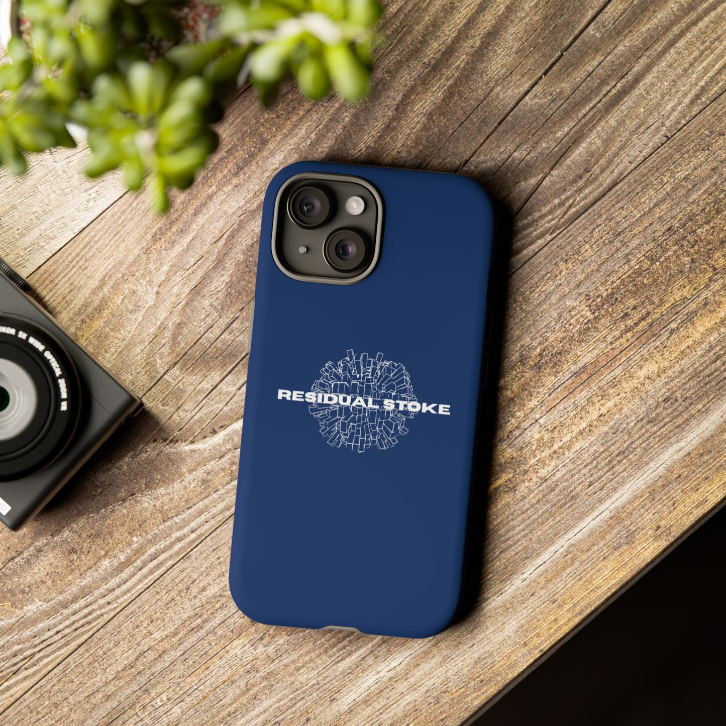 Residual Stoke Navy Tough Phone Case