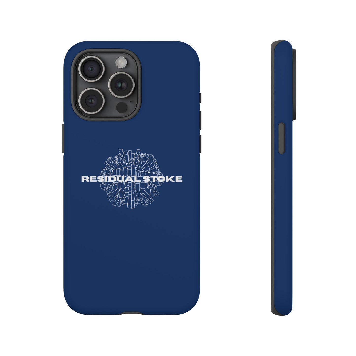 Residual Stoke Navy Tough Phone Case