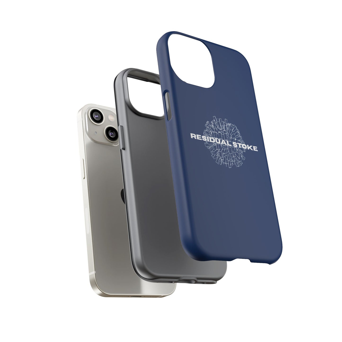 Residual Stoke Navy Tough Phone Case