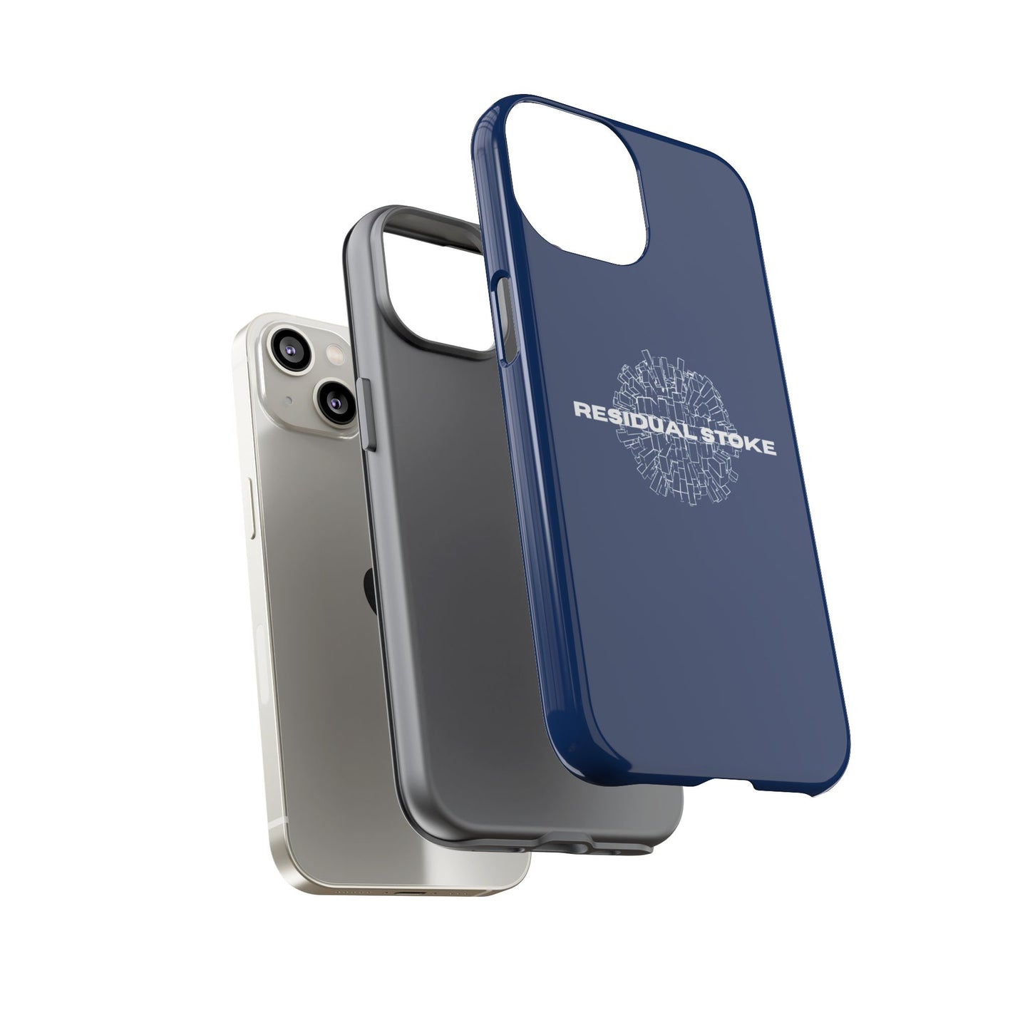 Residual Stoke Navy Tough Phone Case