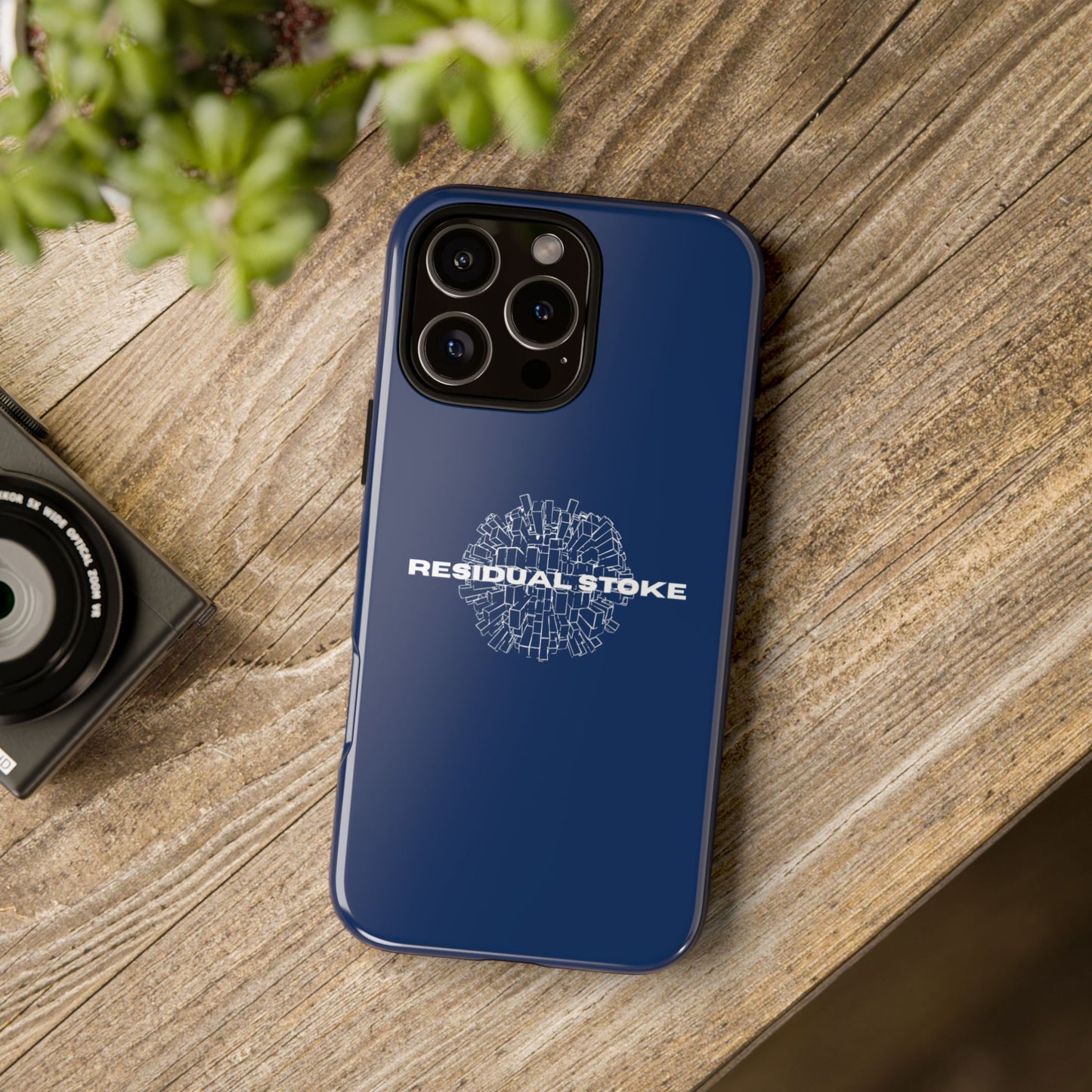 Residual Stoke Navy Tough Phone Case