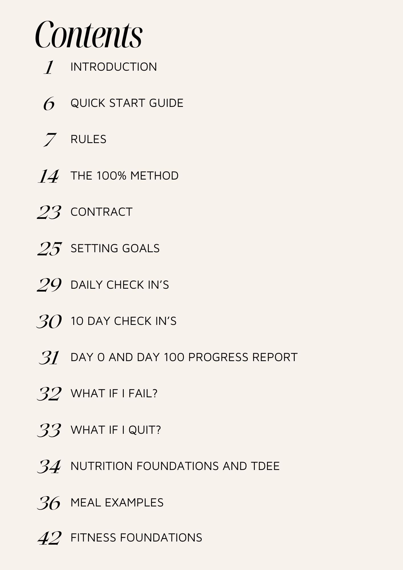 100 Day Challenge eBook