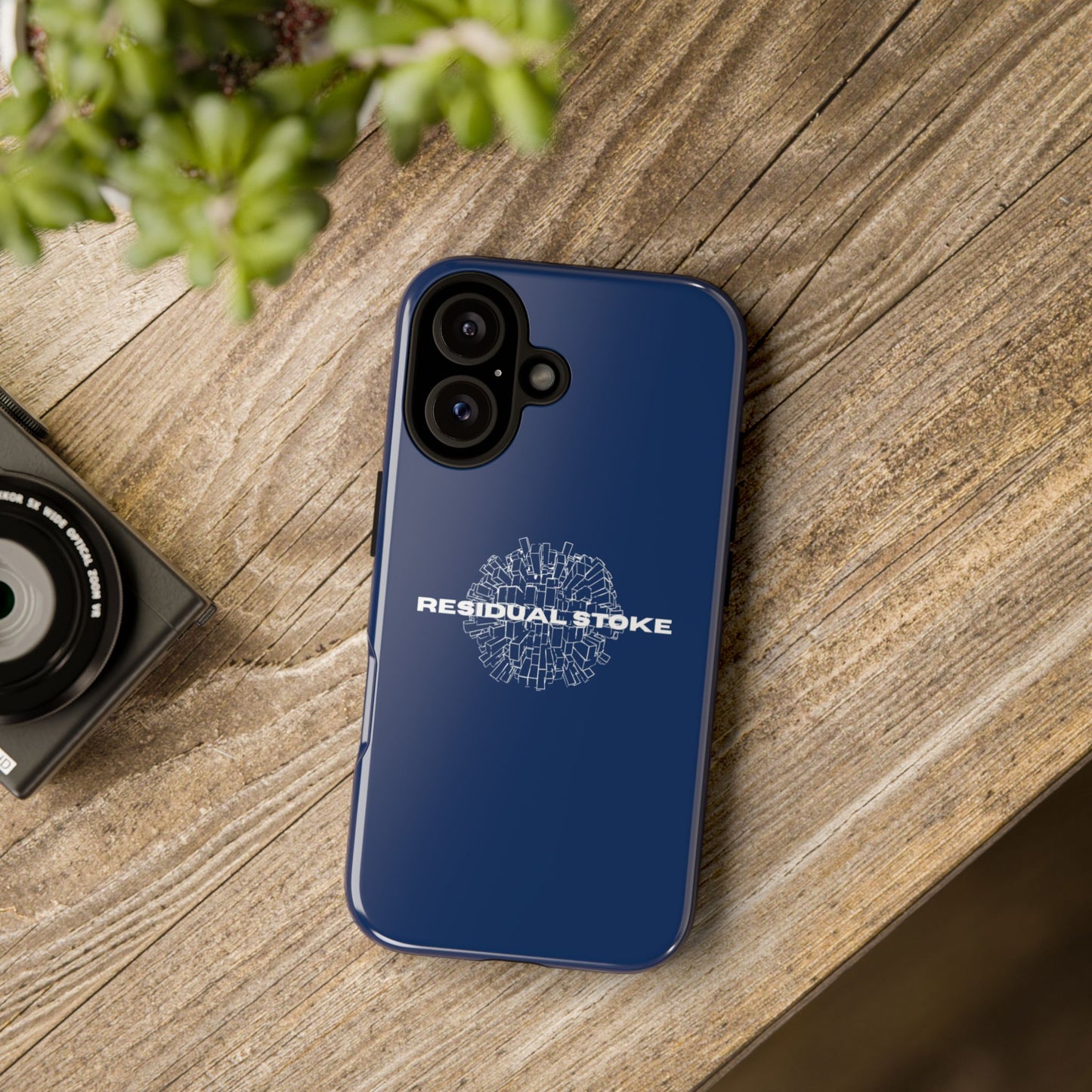 Residual Stoke Navy Tough Phone Case