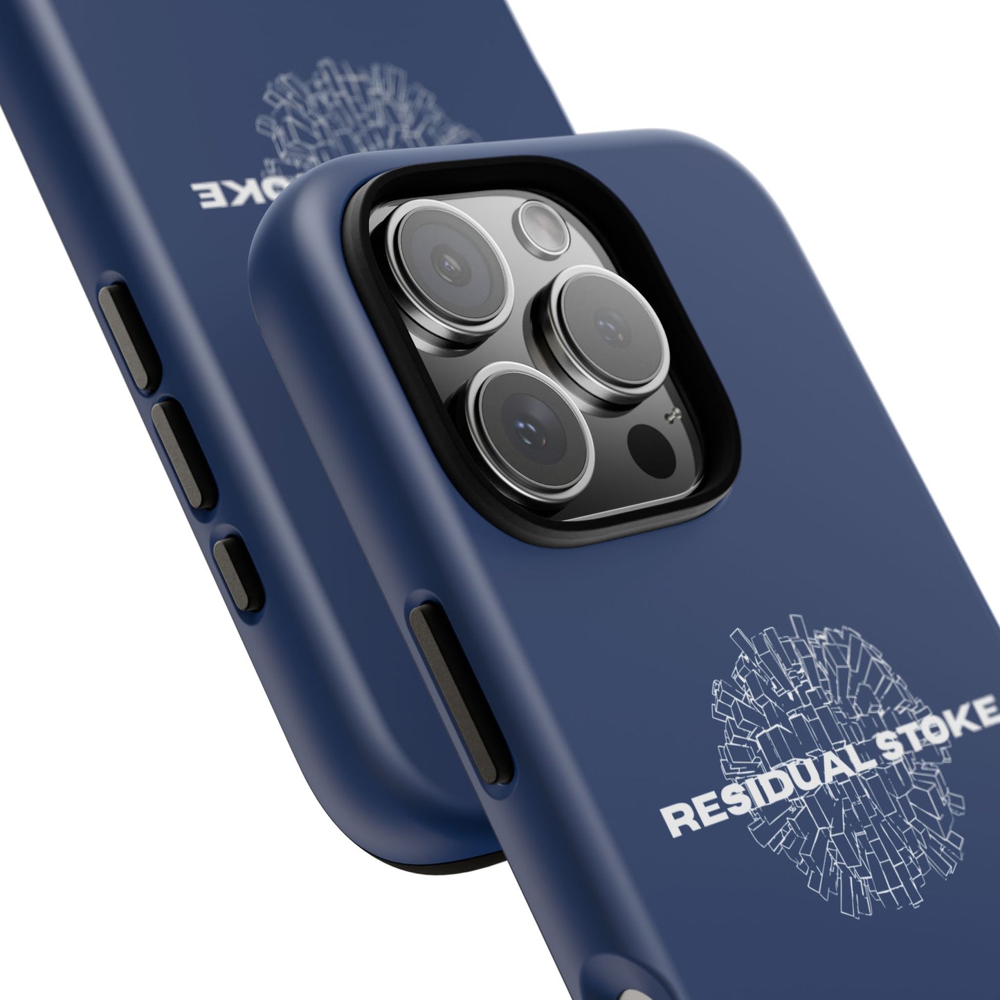 Residual Stoke Navy Tough Phone Case