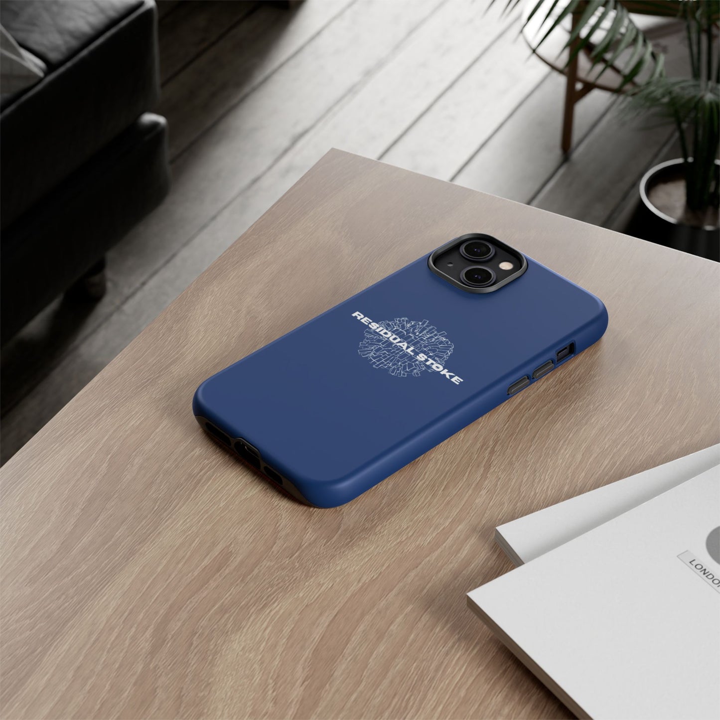 Residual Stoke Navy Tough Phone Case