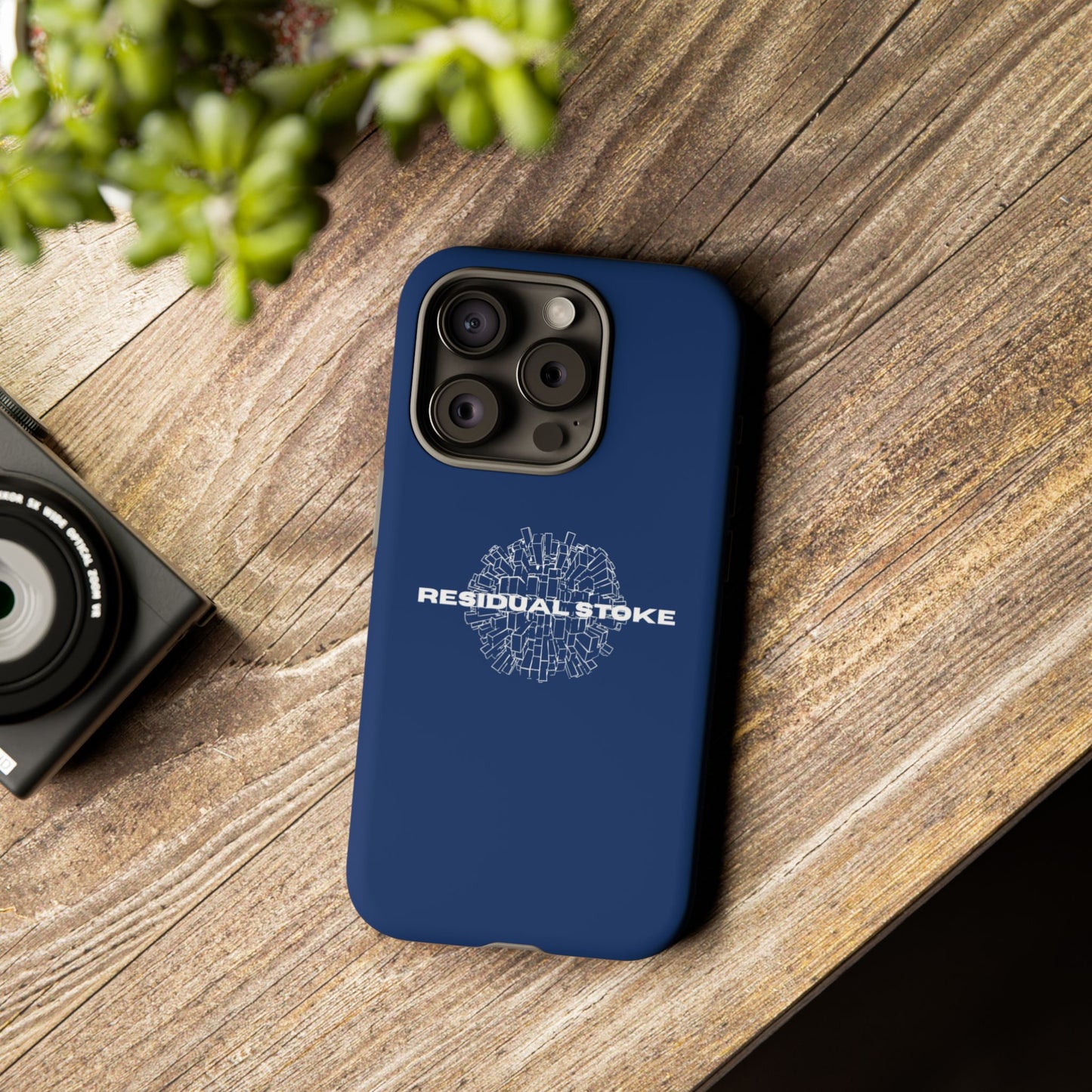 Residual Stoke Navy Tough Phone Case