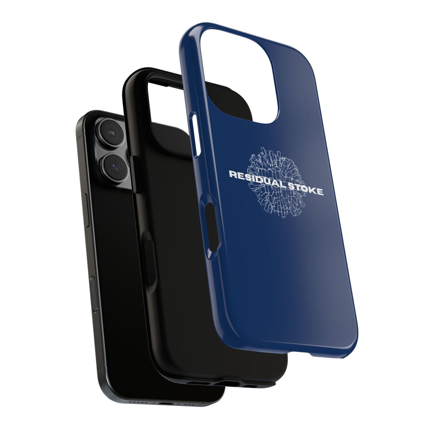 Residual Stoke Navy Tough Phone Case