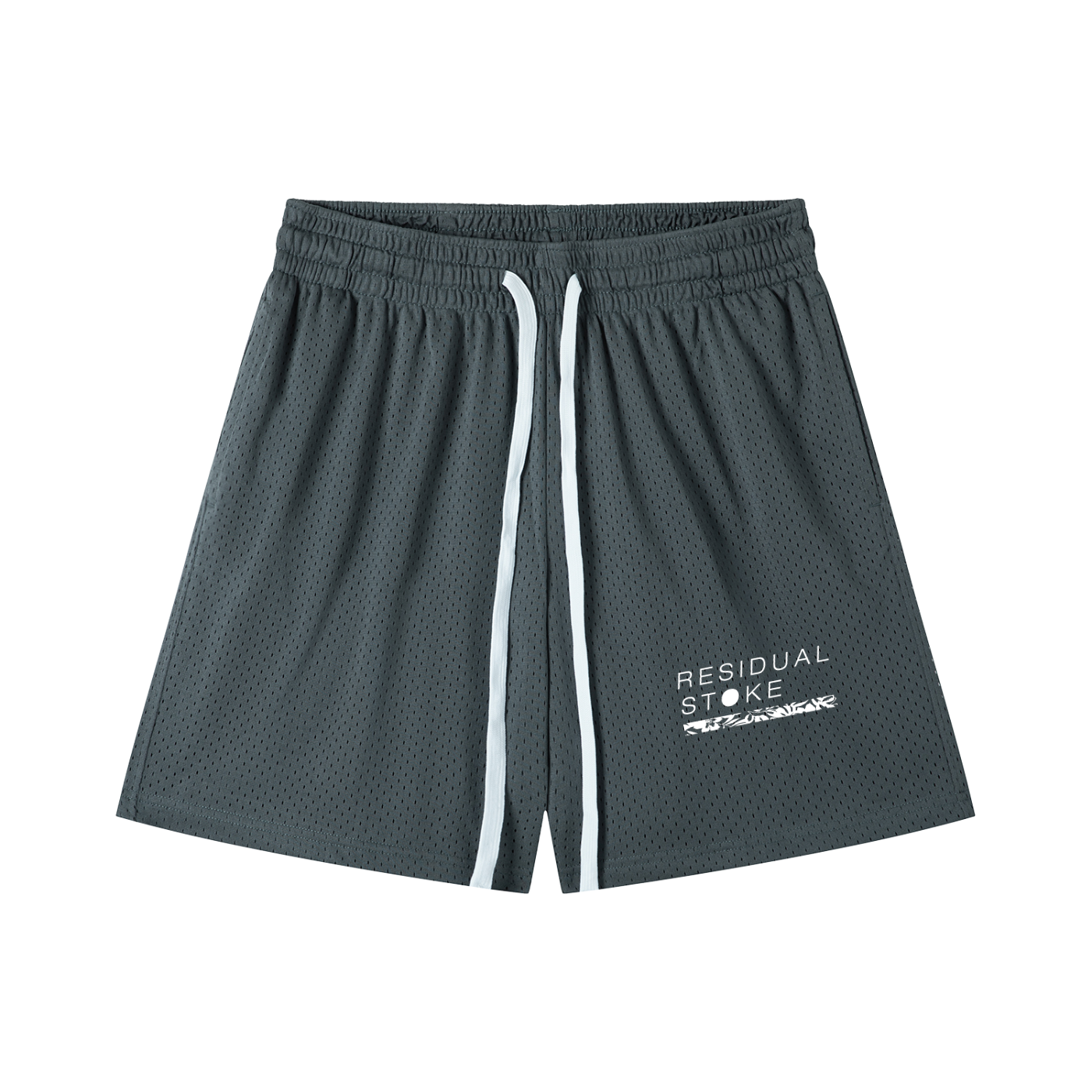 Mesh Drawstring Shorts