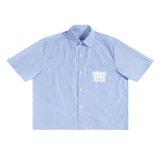 Run Club Oversized Stripe Boxy Shirt