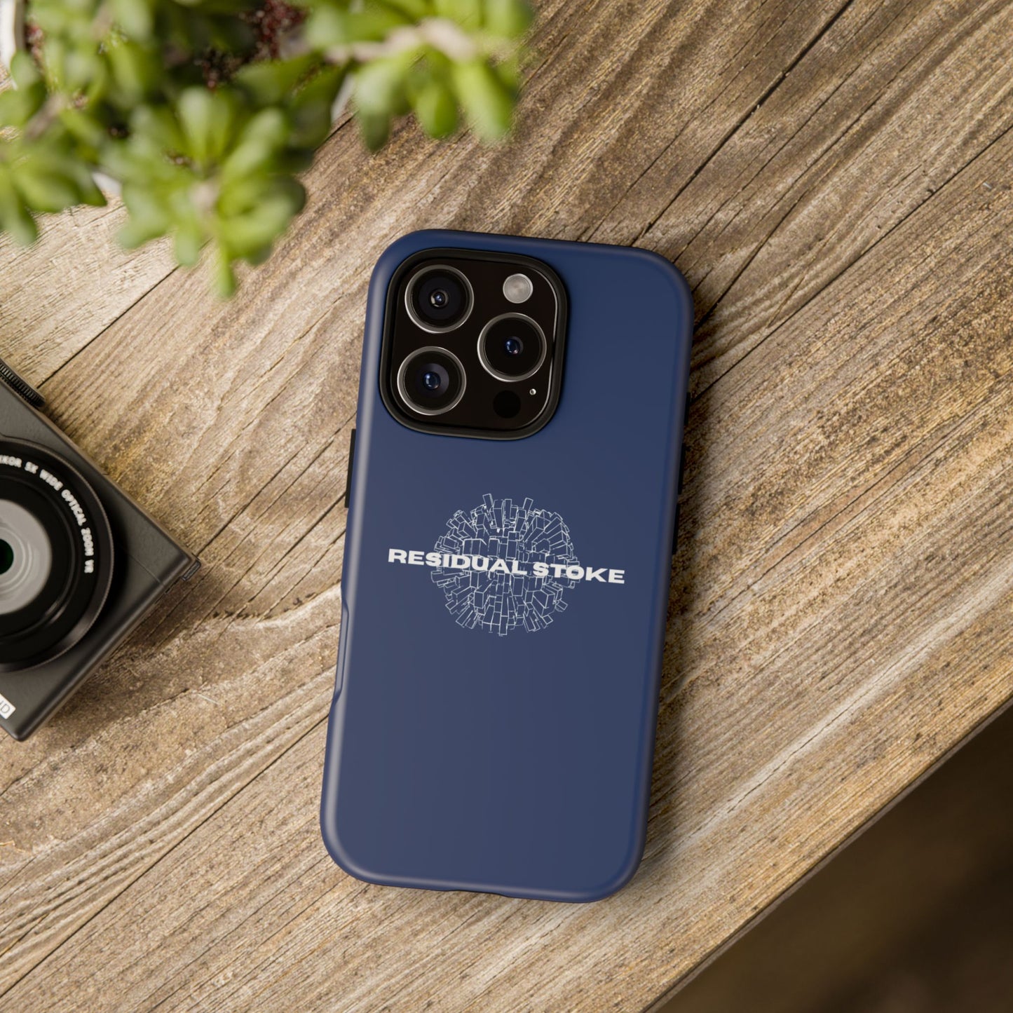 Residual Stoke Navy Tough Phone Case