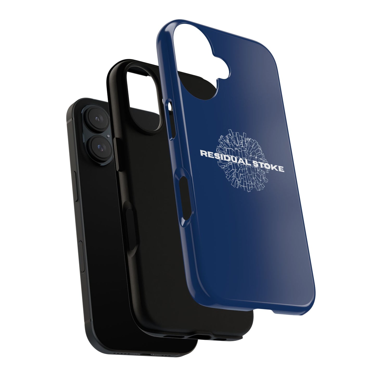 Residual Stoke Navy Tough Phone Case