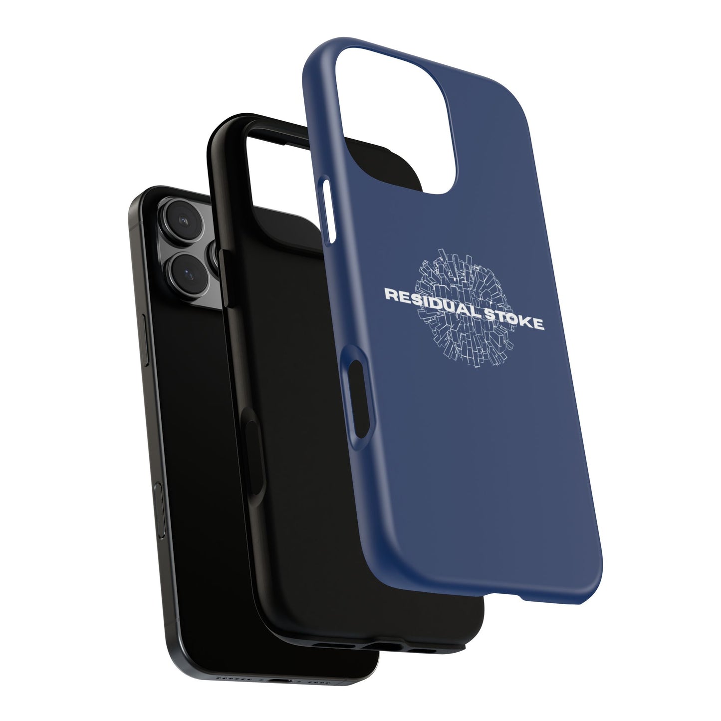 Residual Stoke Navy Tough Phone Case