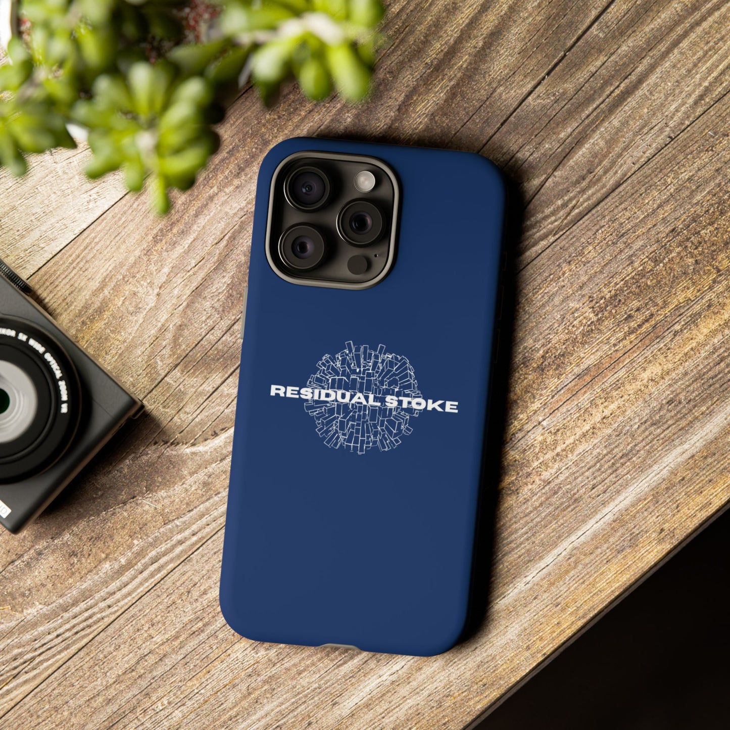 Residual Stoke Navy Tough Phone Case