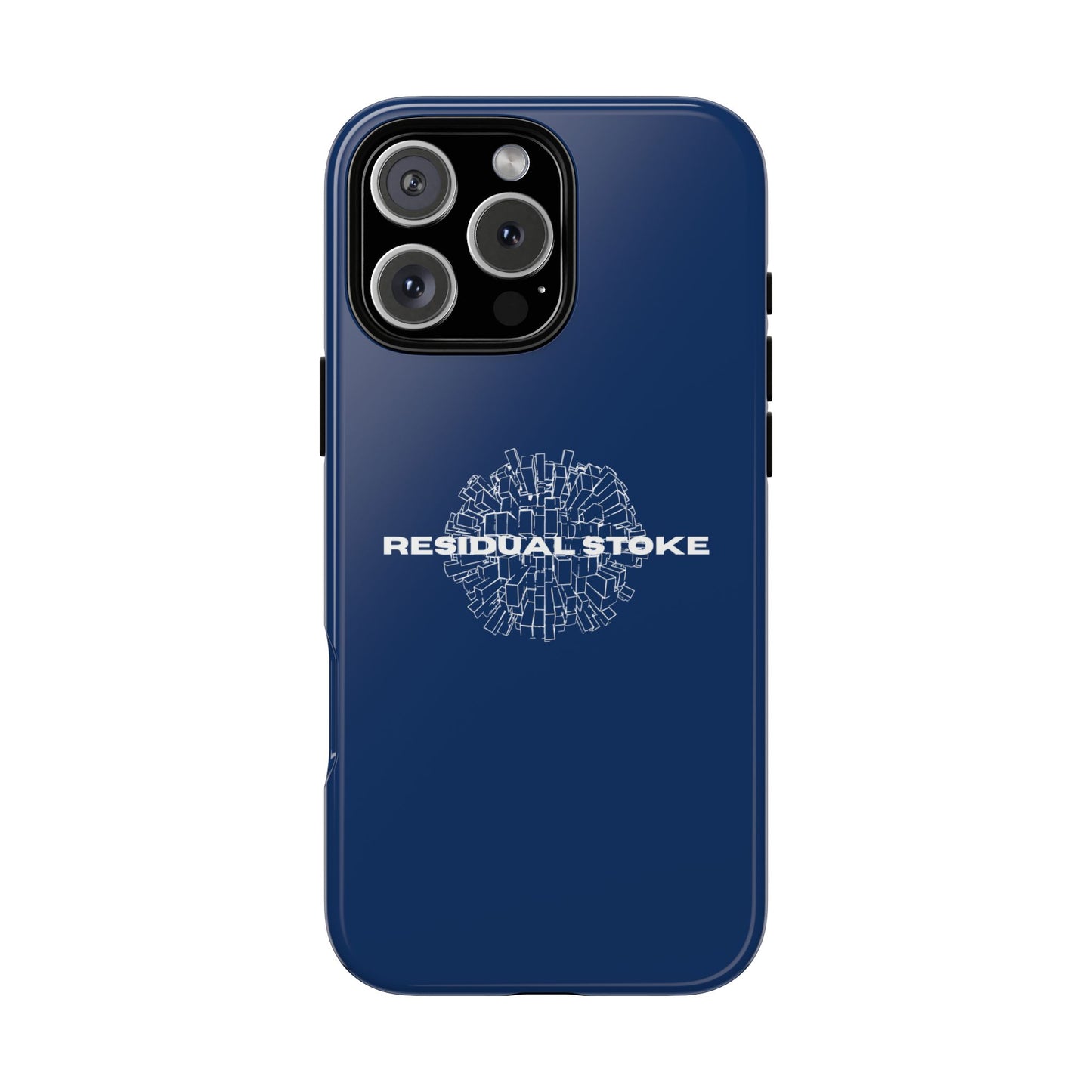 Residual Stoke Navy Tough Phone Case