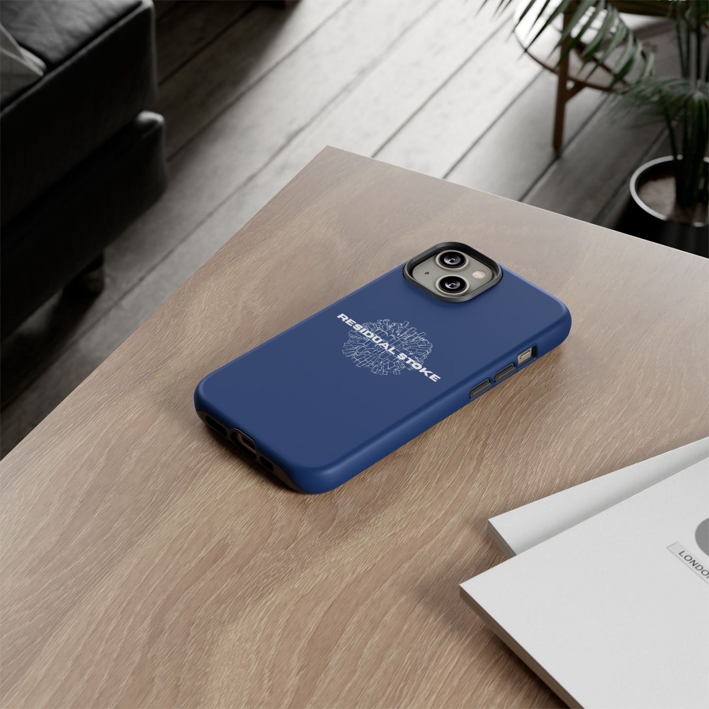 Residual Stoke Navy Tough Phone Case