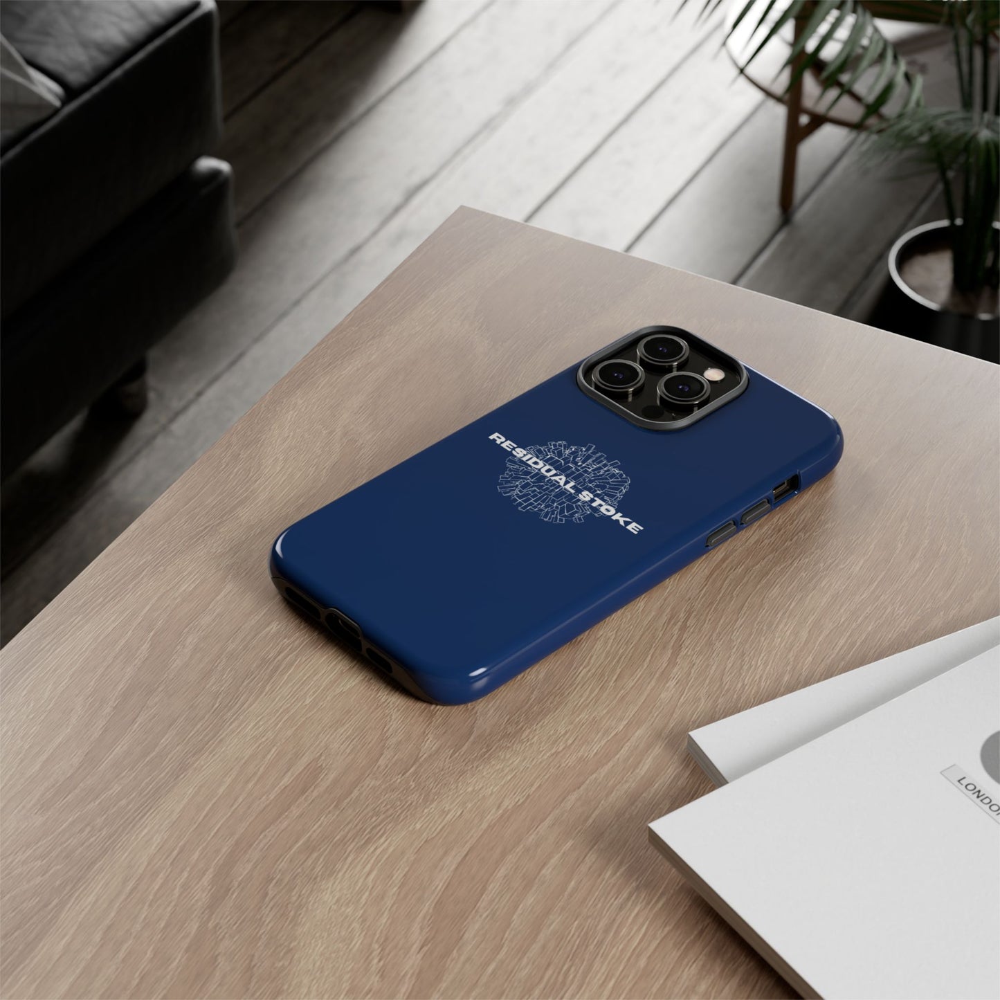 Residual Stoke Navy Tough Phone Case