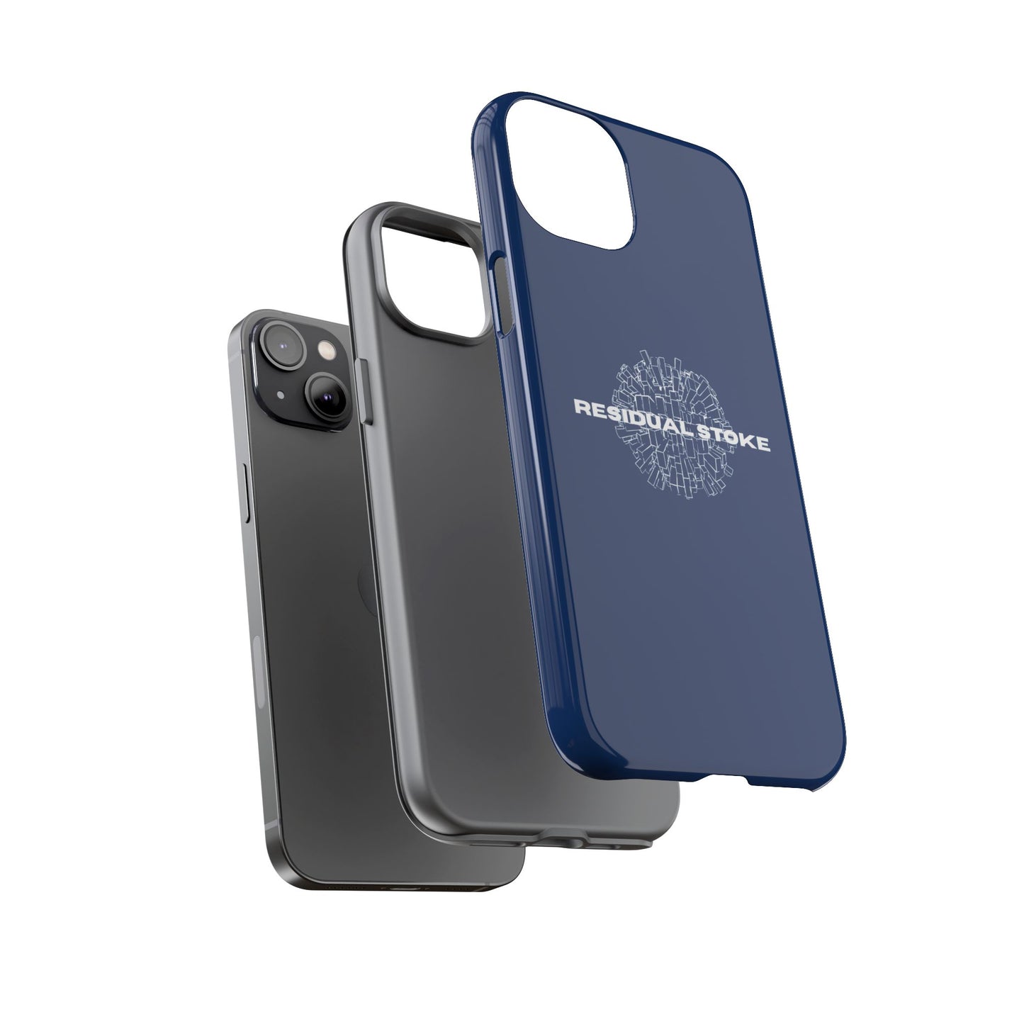 Residual Stoke Navy Tough Phone Case