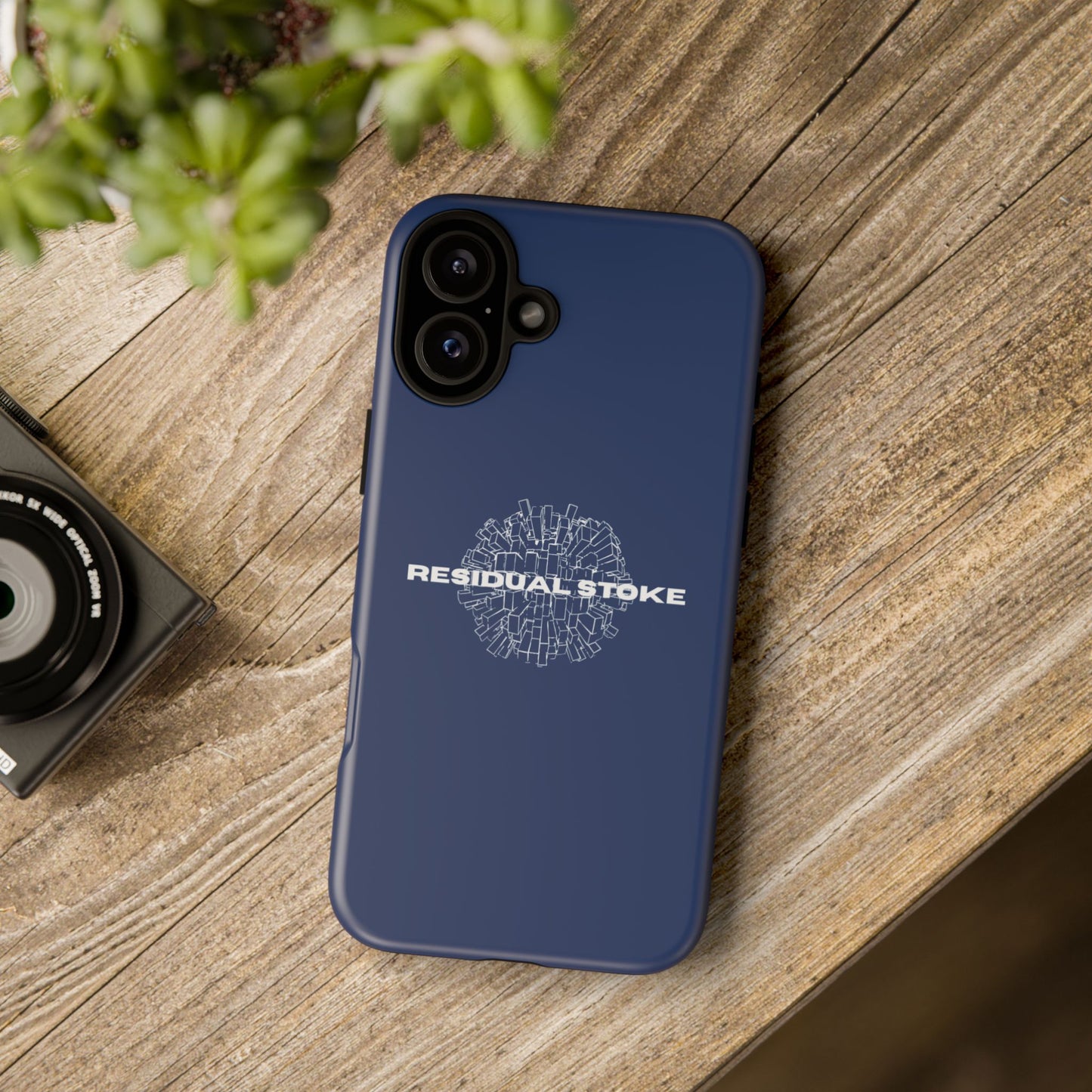 Residual Stoke Navy Tough Phone Case
