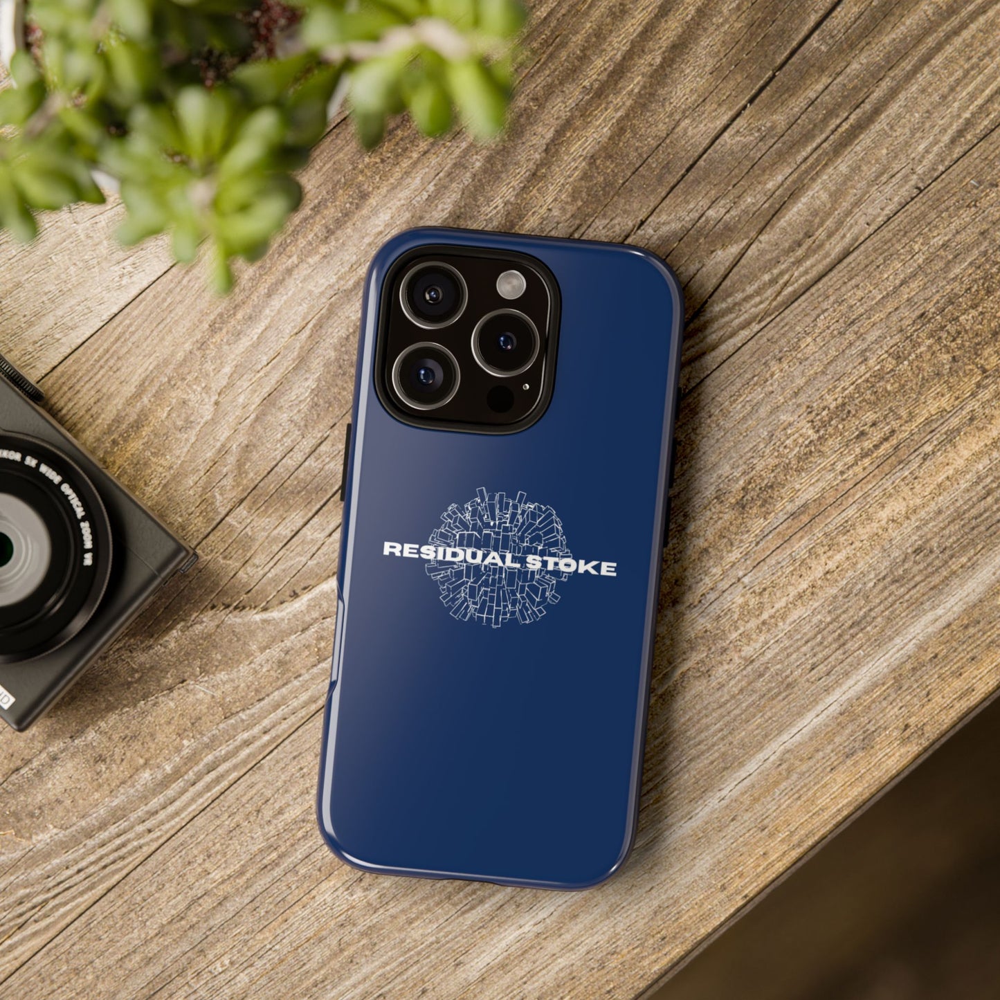Residual Stoke Navy Tough Phone Case