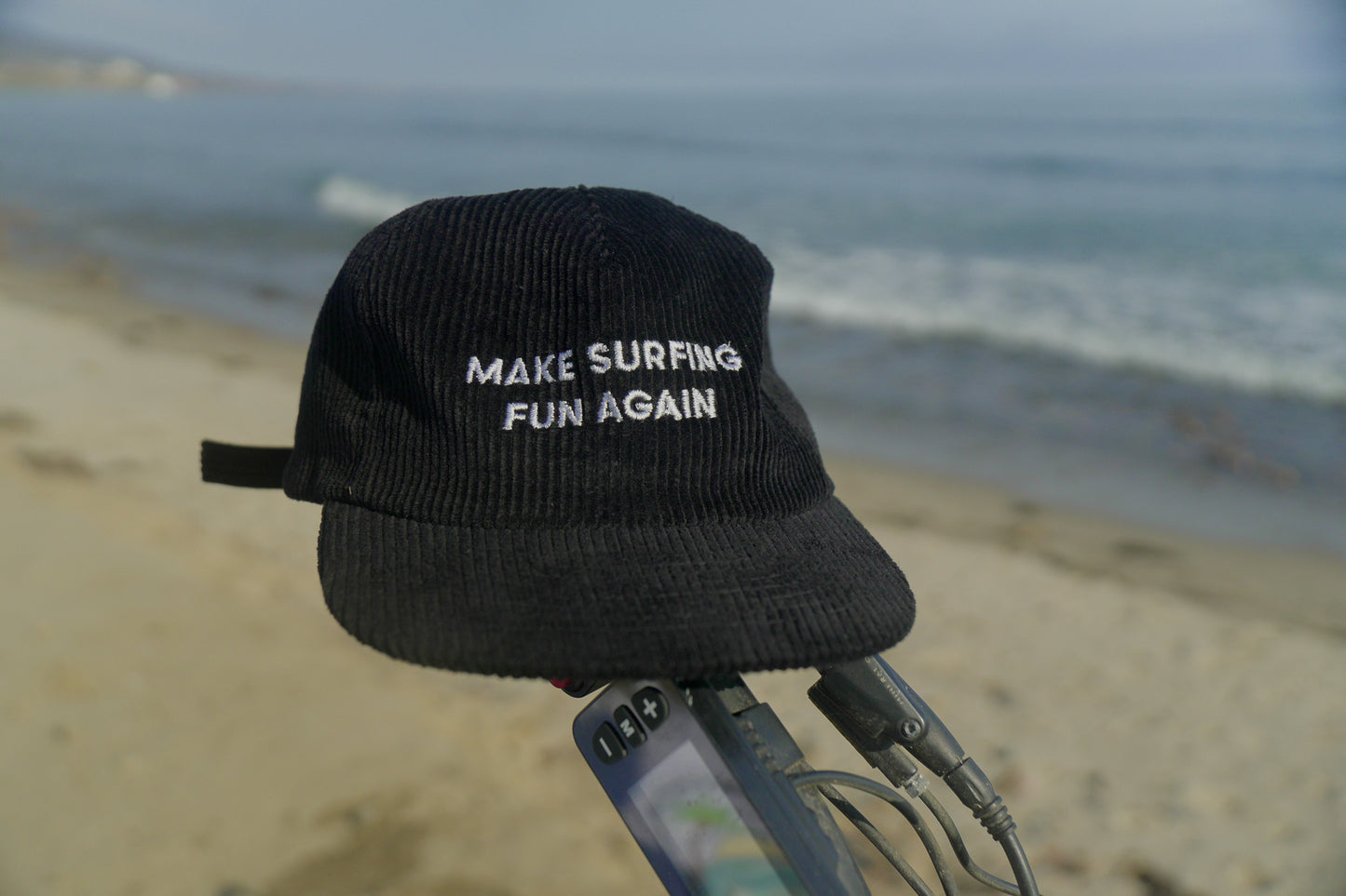 MAKE SURFING FUN AGAIN CORDUROY HAT