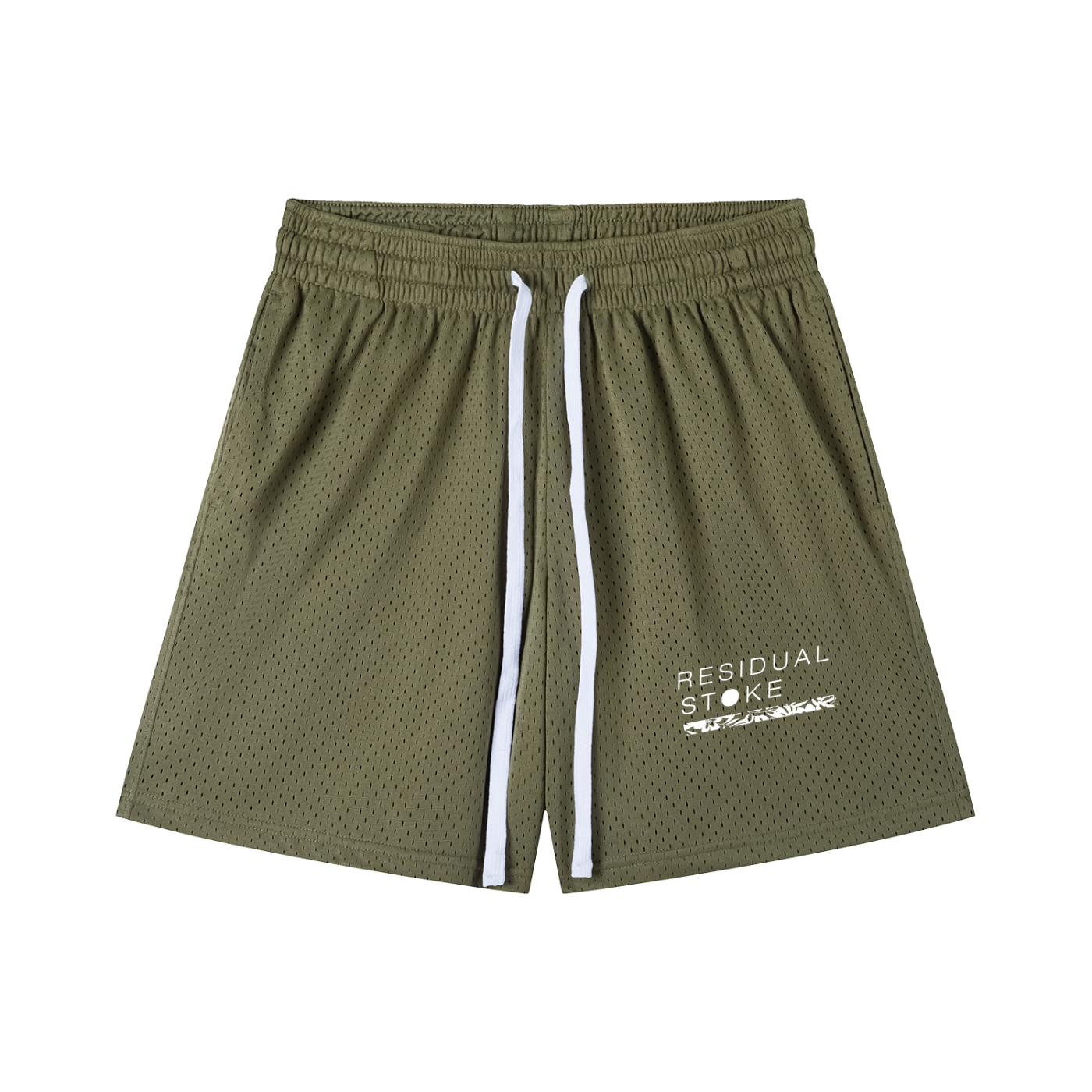 Mesh Drawstring Shorts