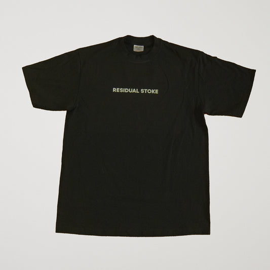 RESIDUAL STOKE Black Boxy Tee
